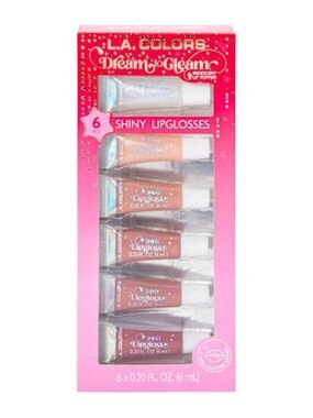 L.A. Colors Shiny Lipgloss Set of 6